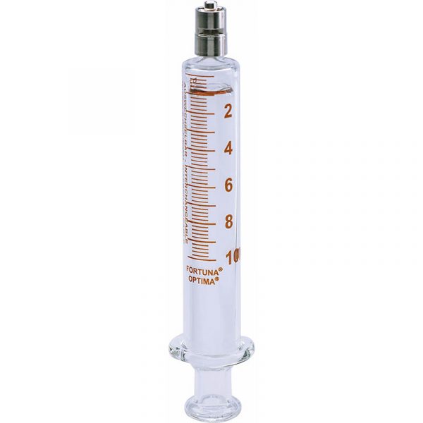 FORTUNA OPTIMA Glass syringe 100ml with luer-lock tip
